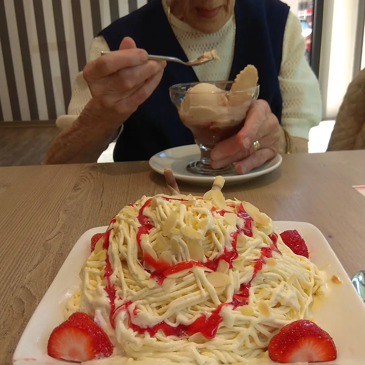 Spaghetti Eis