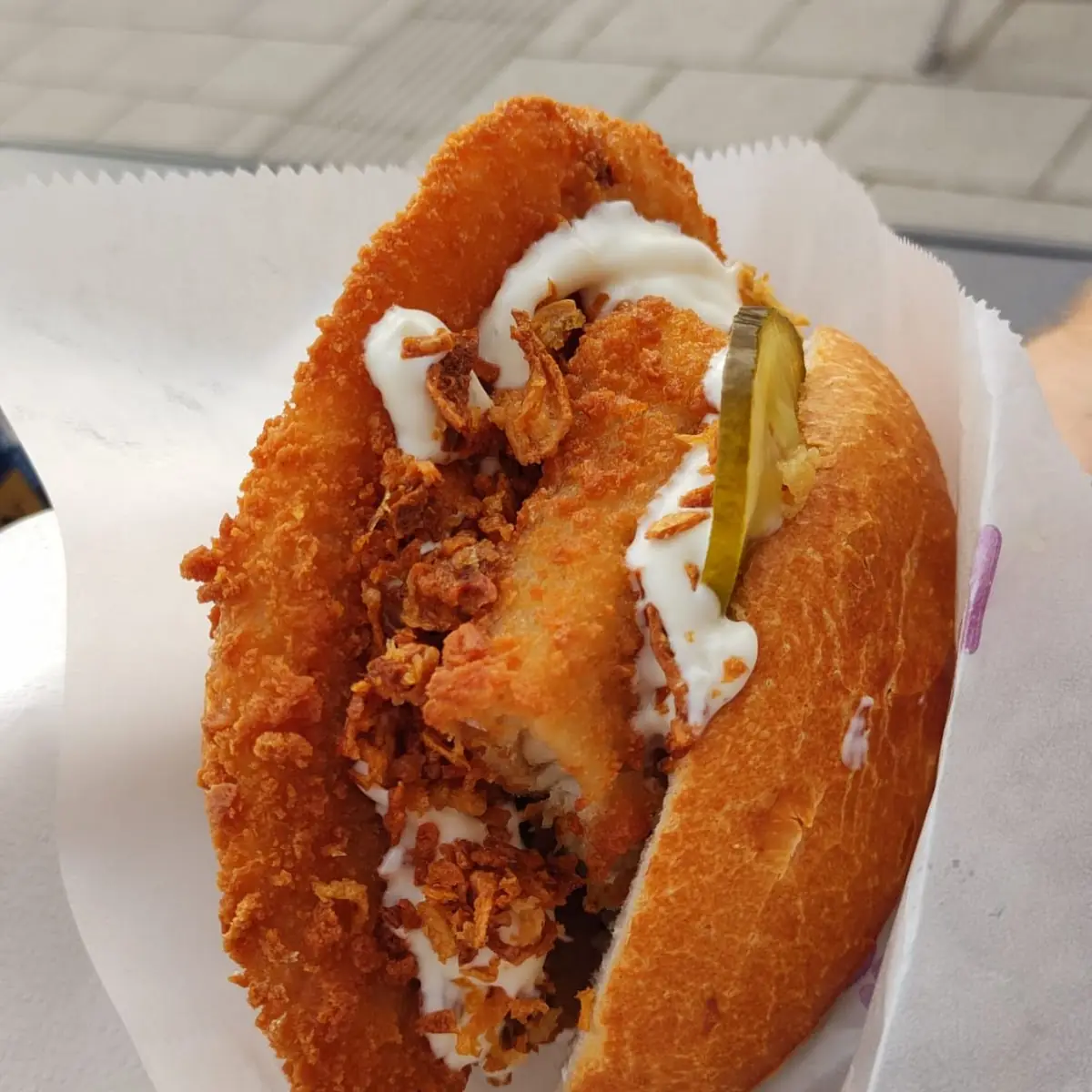 Backfischbrötchen