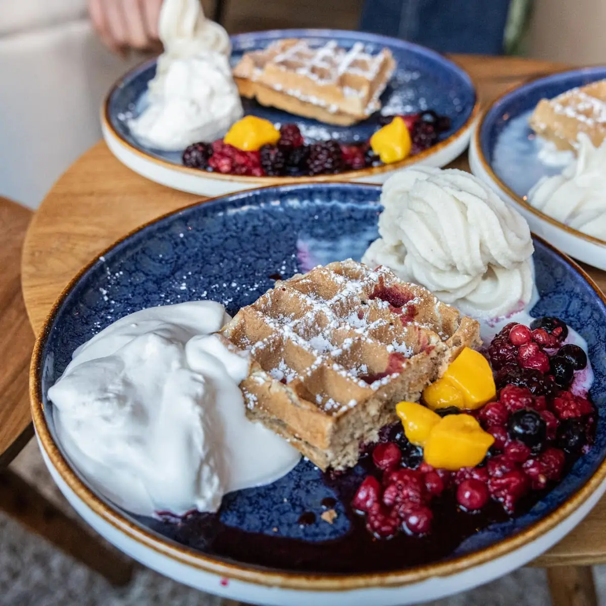 Fruchtige Waffel