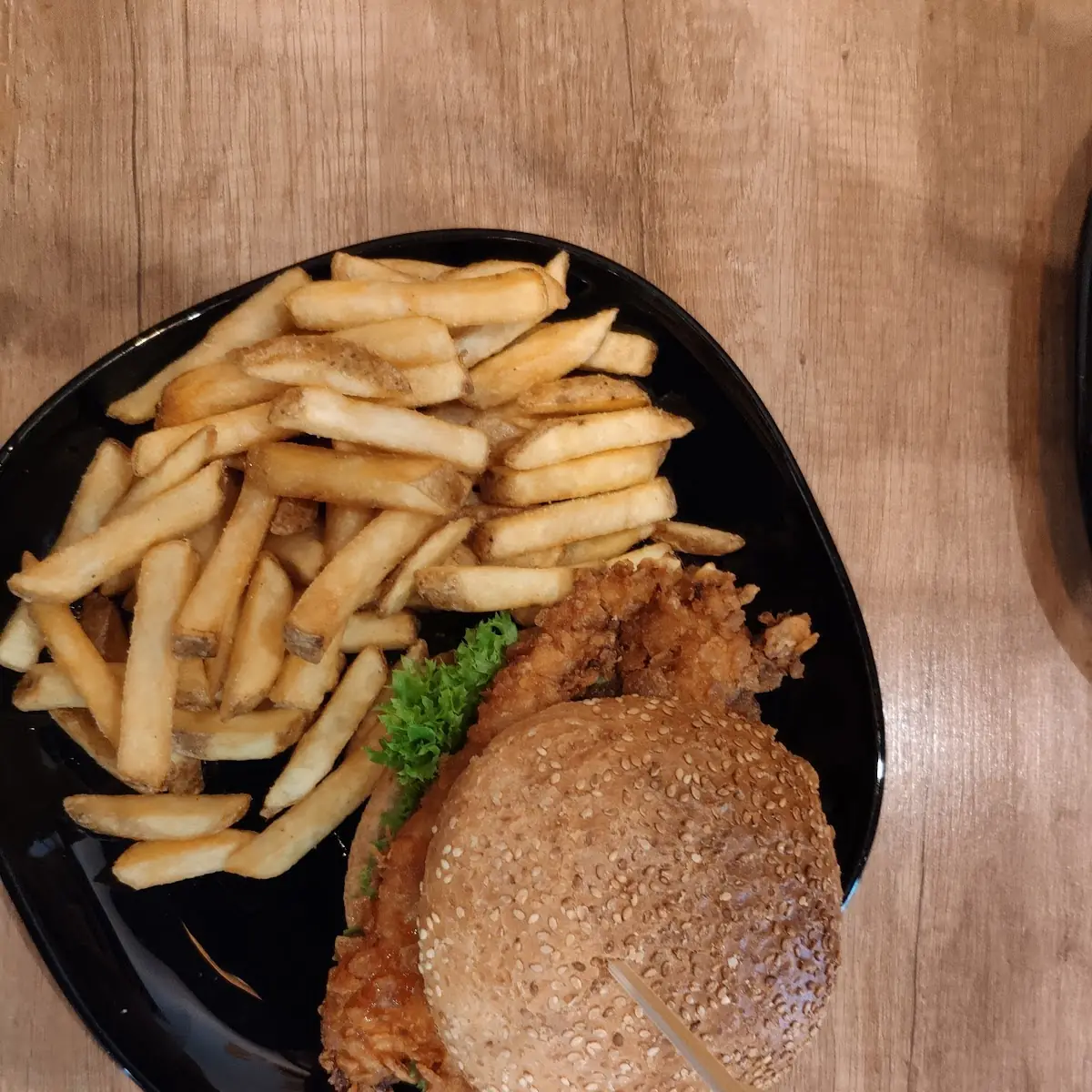 Chickenburger Menü