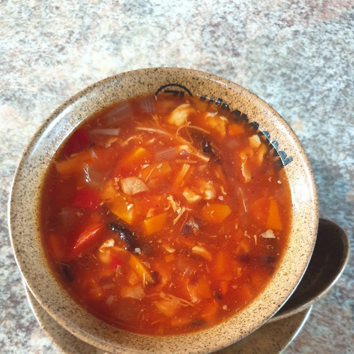 Sauer Scharf Suppe