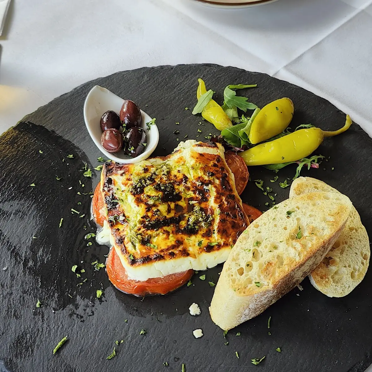 Schafskäse Überbacken