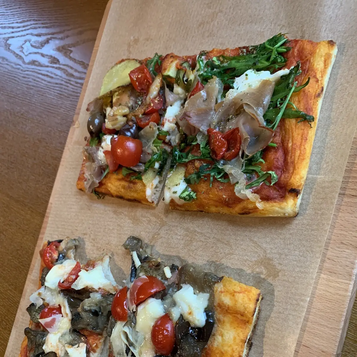 Flatbread, Storia, Pizza al Taglio