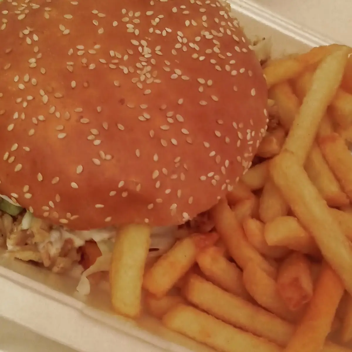 Pulled Chicken Bürger
