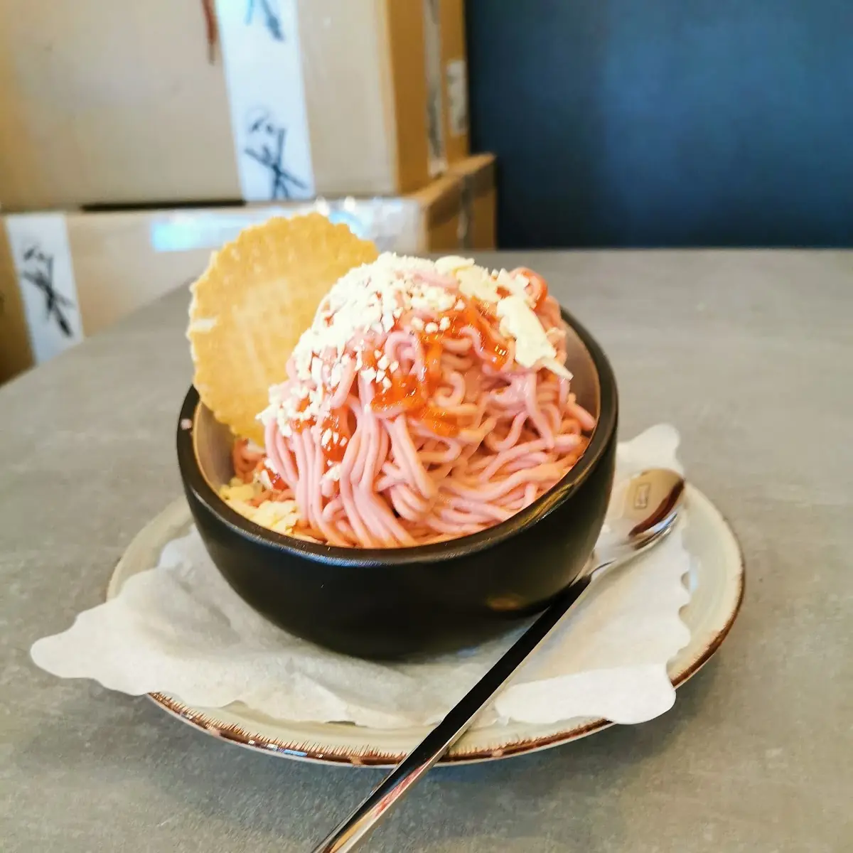 Spaghetti-eis