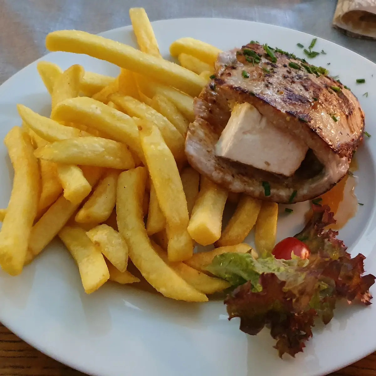 Knoblauchschnitzel