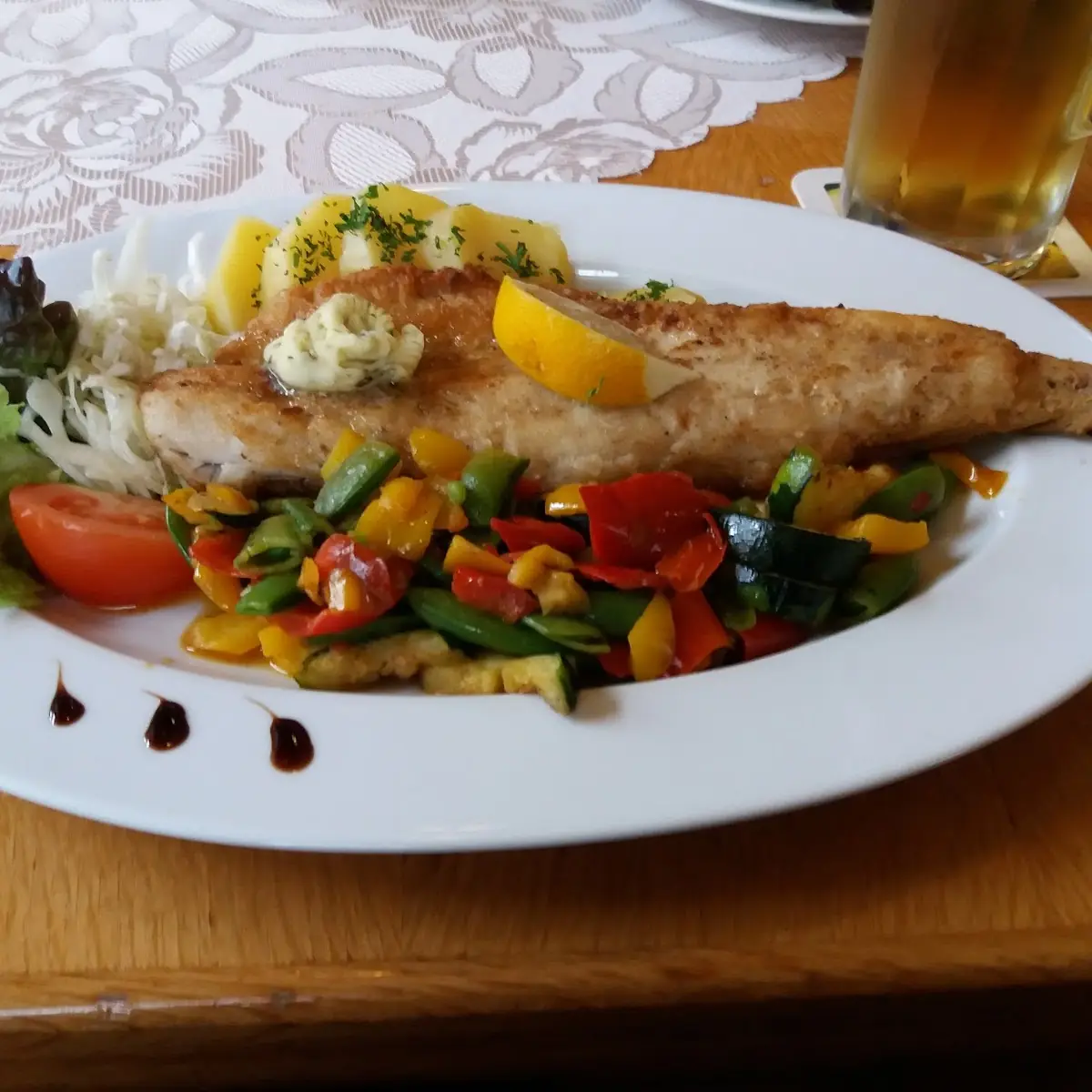 Zanderfilet Mit Grillgemüse