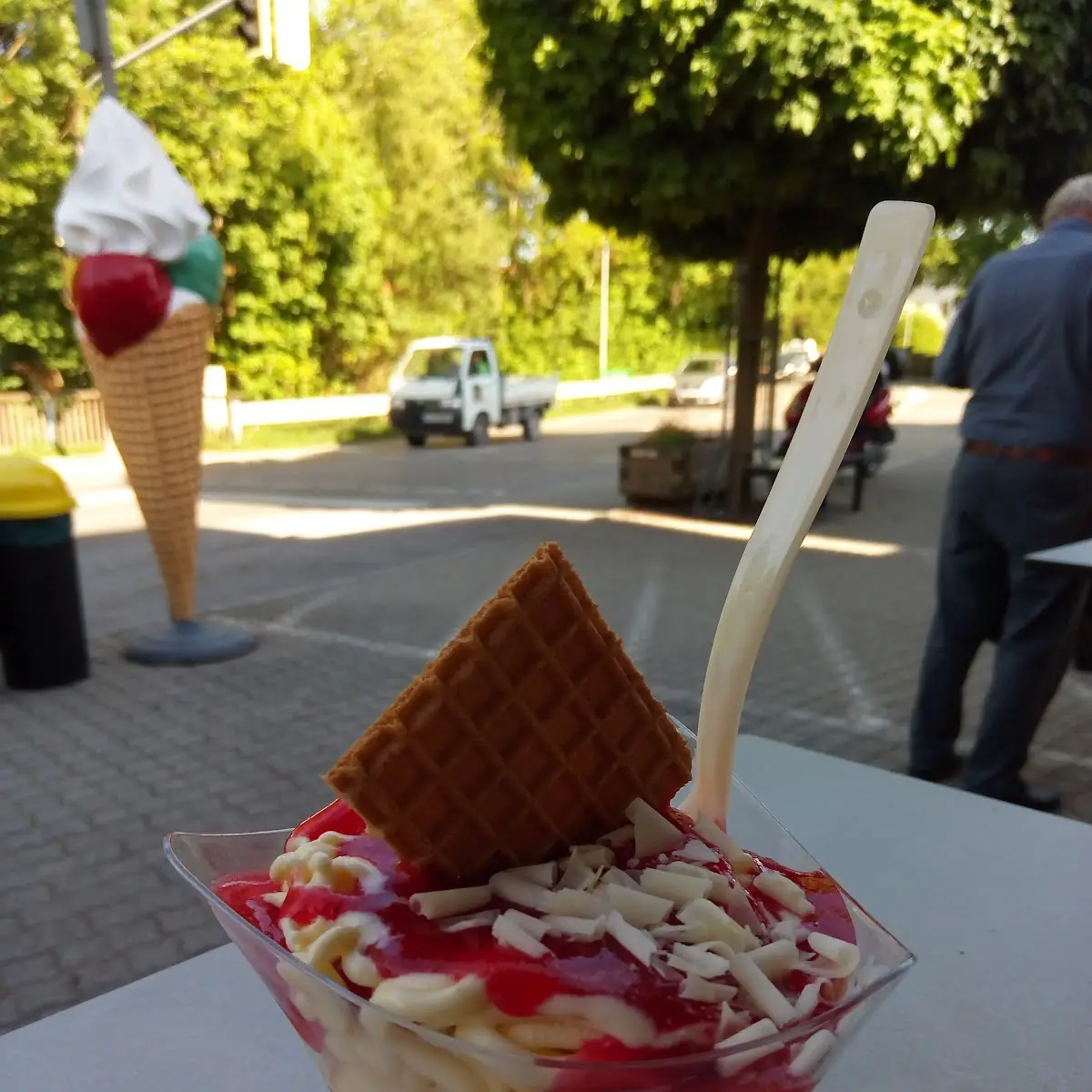 Spaghetti Eis