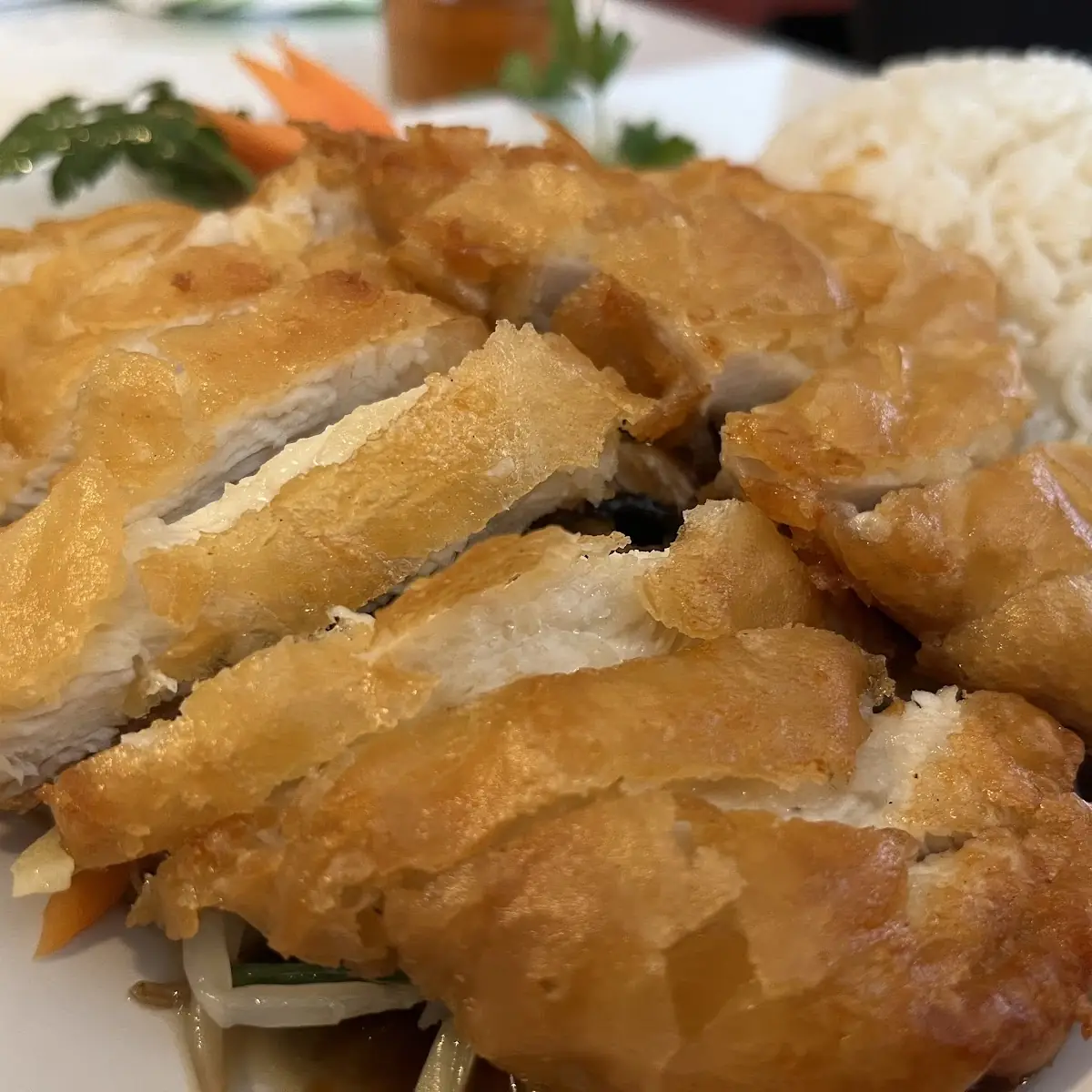 Gebackenes Hühnerfleisch