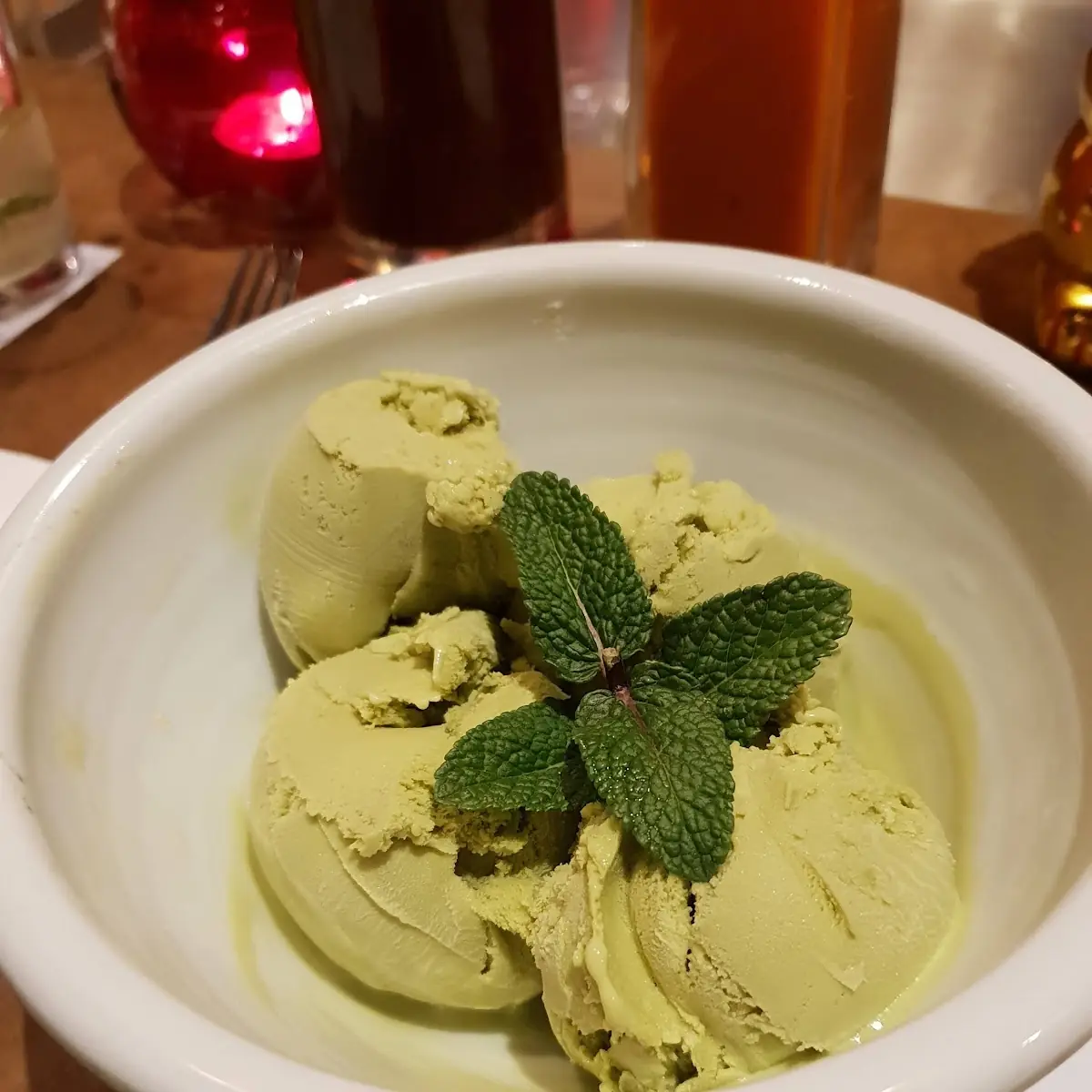 Grüntee Eis