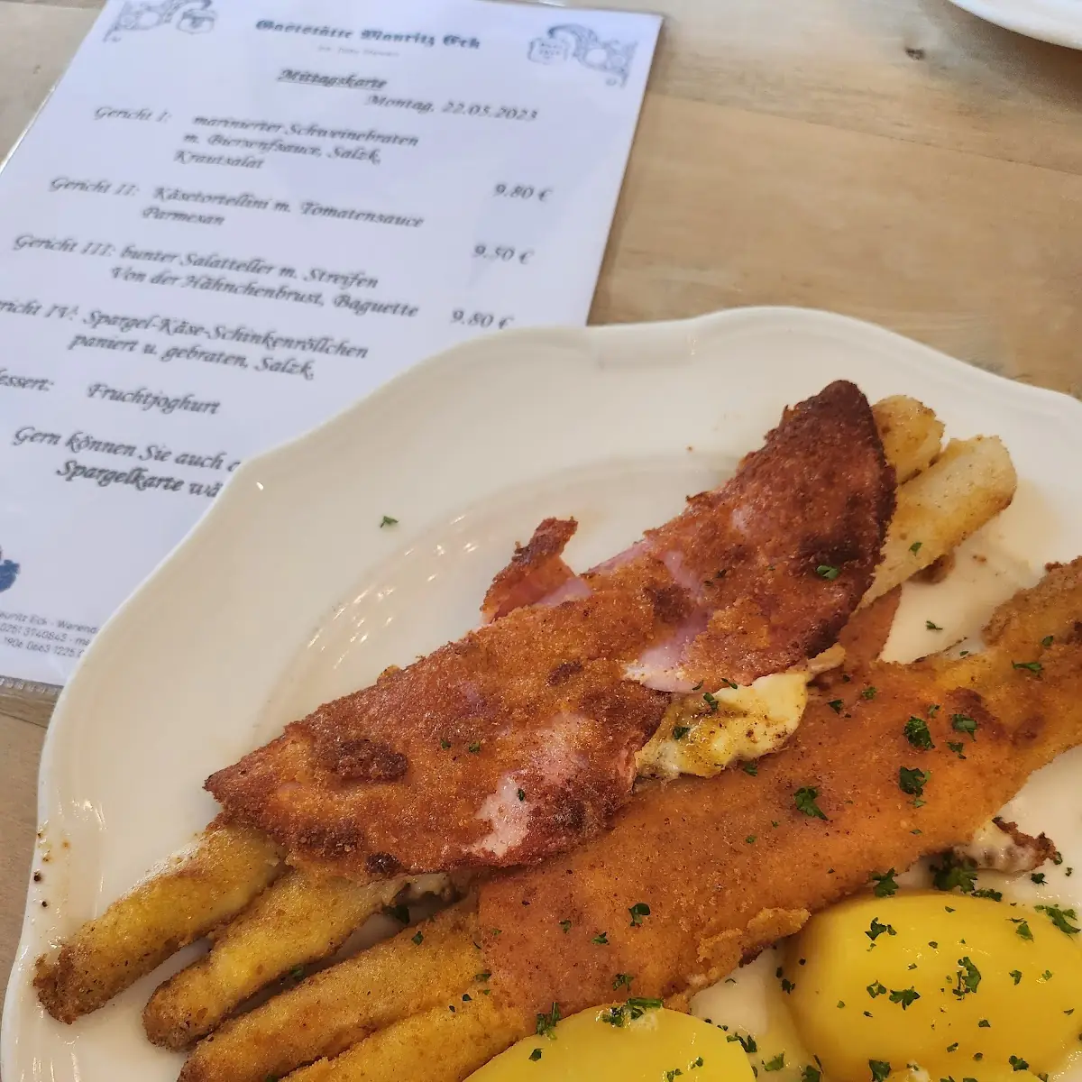 Spargelschnitzel