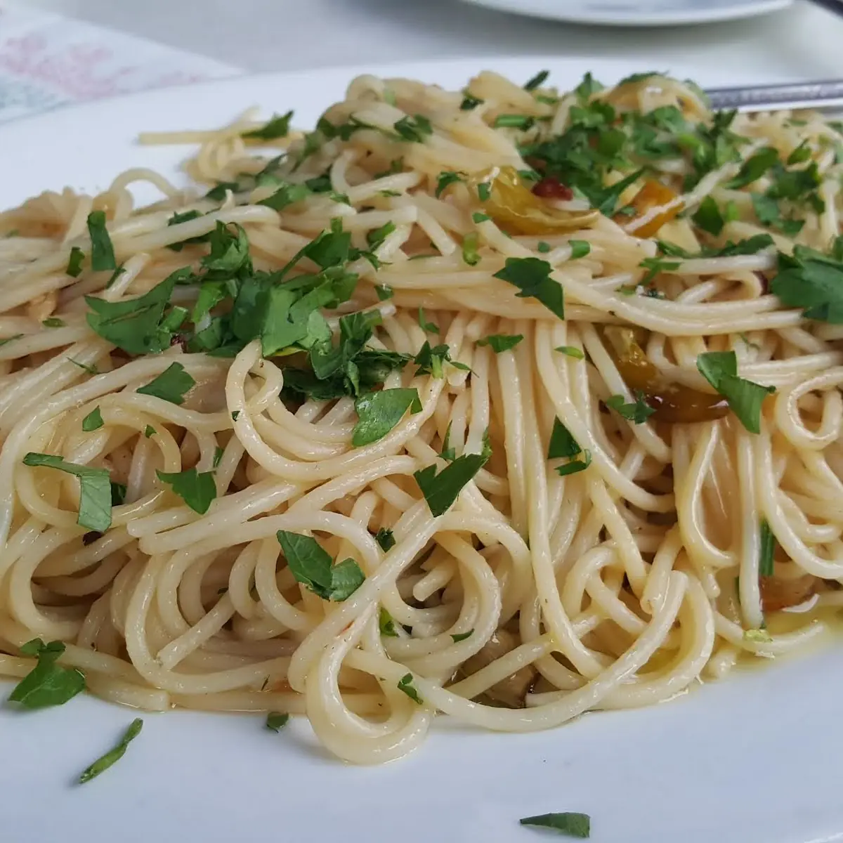 Knoblauch Spaghetti