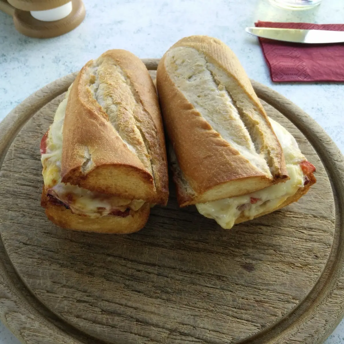 Belegtes Baguette
