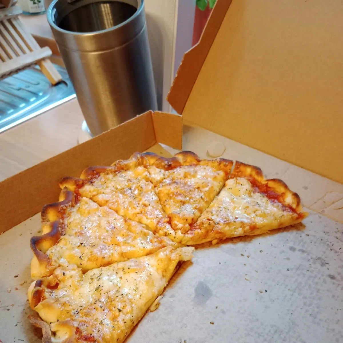 Krabbenpizza