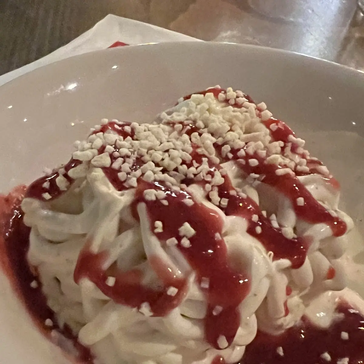 Spaghetti Eis