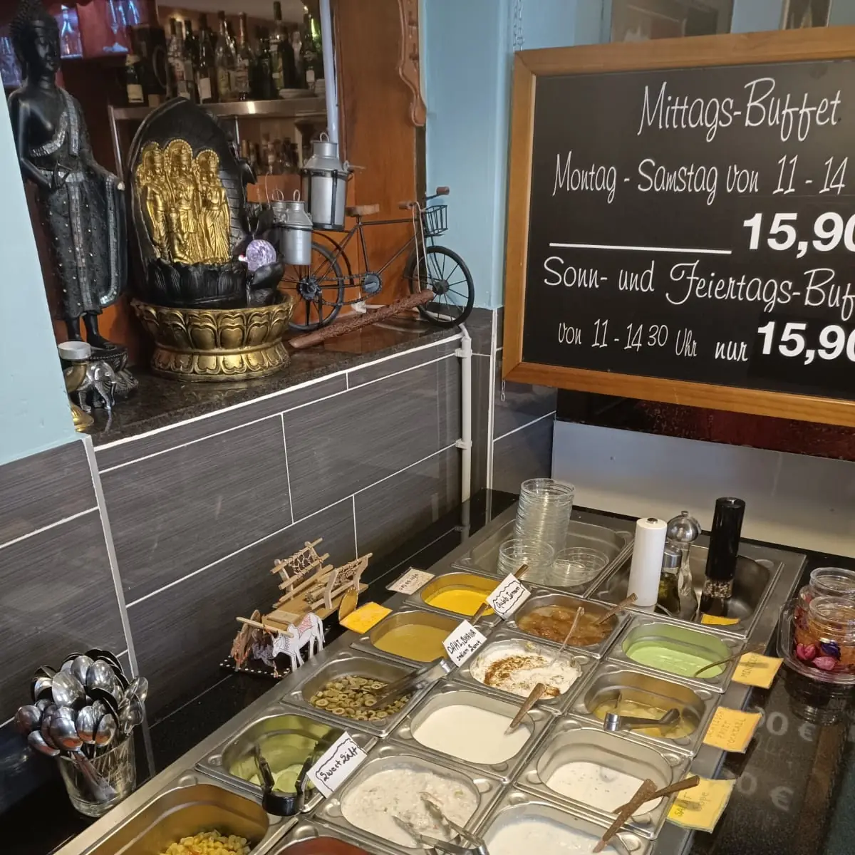 Salad Bar, Restaurant Taj Mahal - Ingolstadt