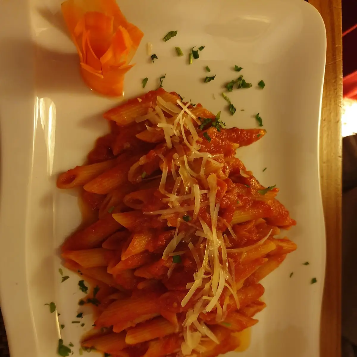 Rigatoni, Dolce Maria