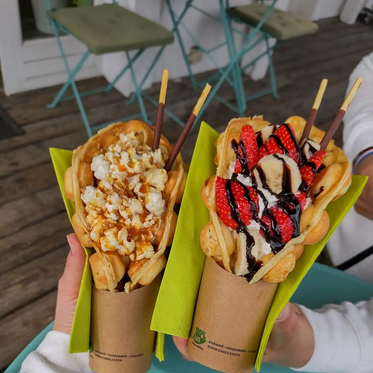 Bubble Waffel