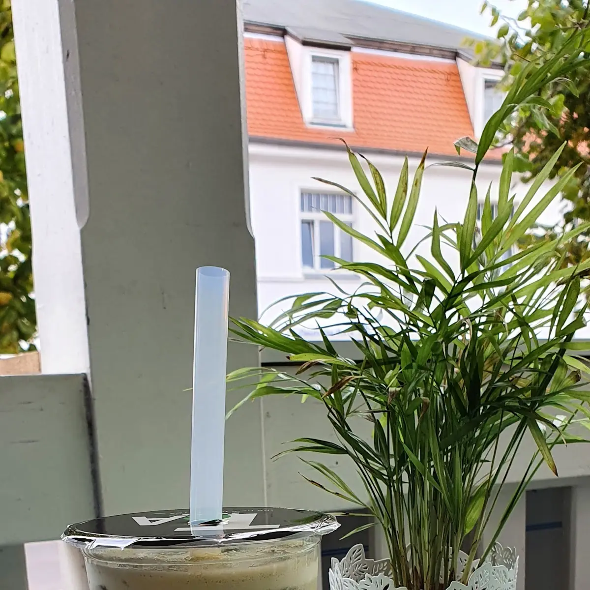 Grüner Bubble Tee