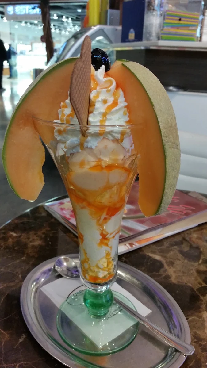 Melonenbecher, Gelateria Eiscafe