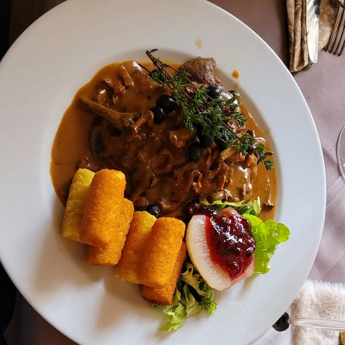 Hirschschnitzel