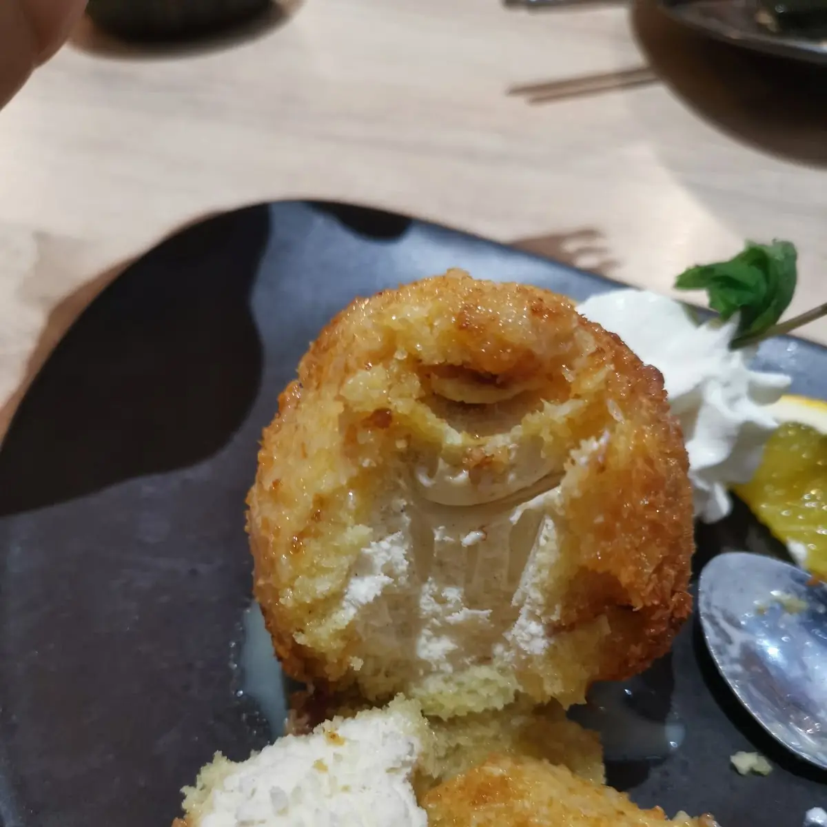 Gebackenes Vanille Eis
