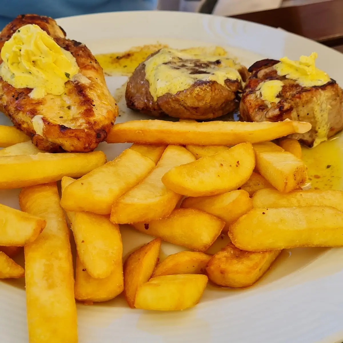 Grillteller, Restaurant Vier Jahreszeiten