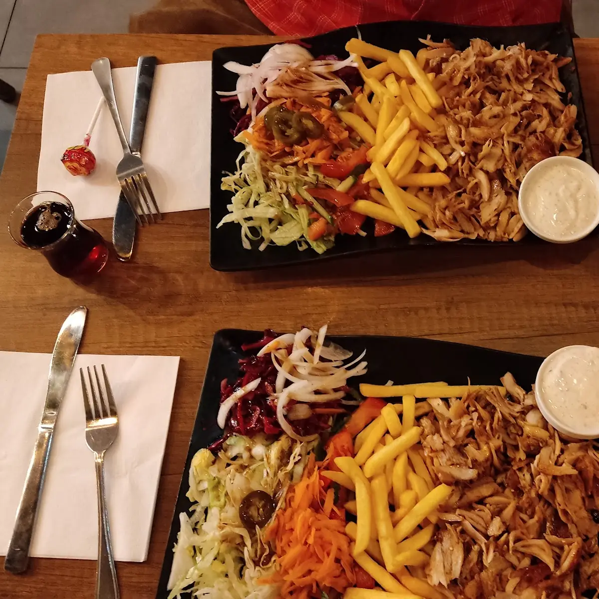 Kebab Teller Kalb