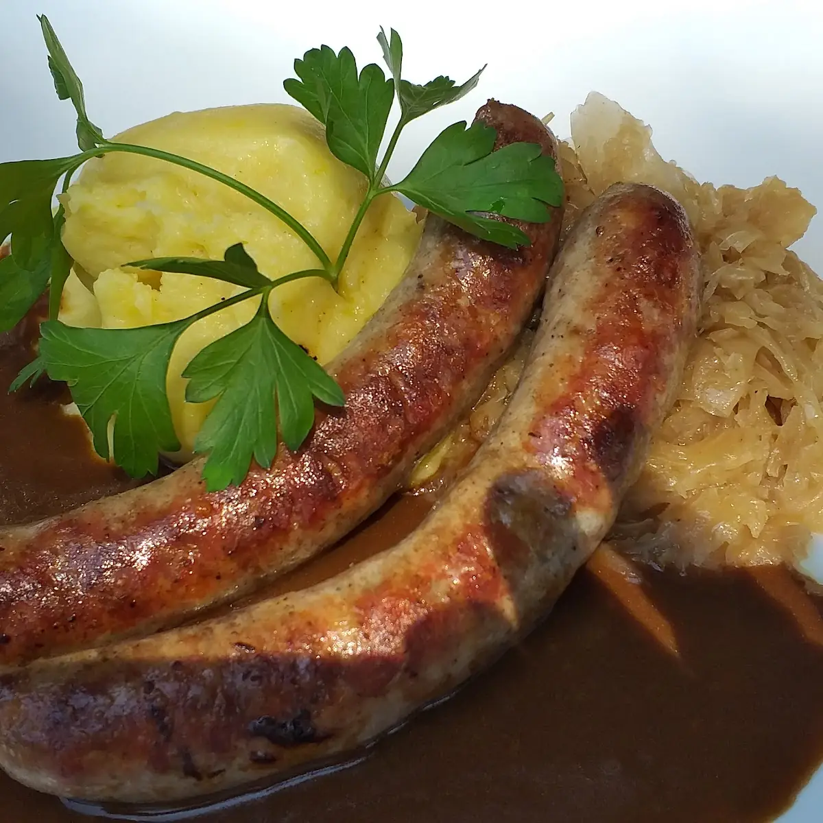 Wildschweinbratwurst