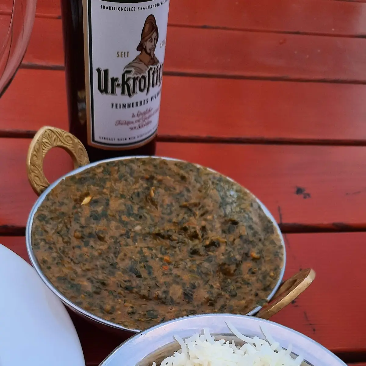 Saag Paneer, Fontane Restaurant Klotzsche