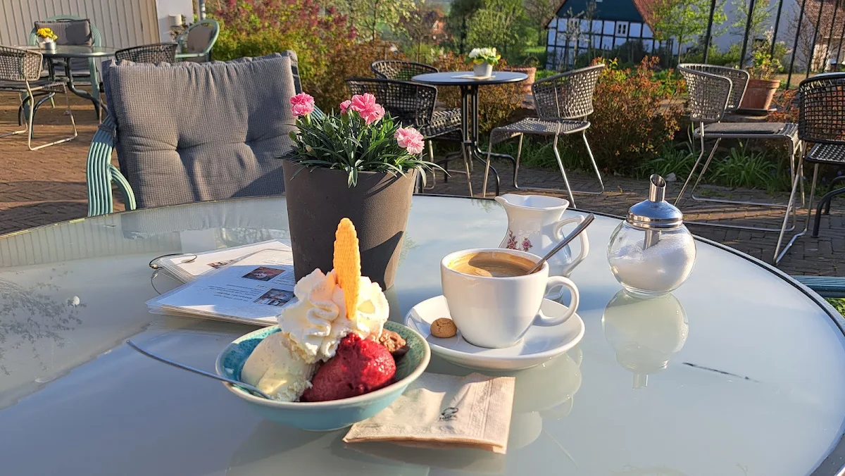 Gemischtes Eis Mit Sahne