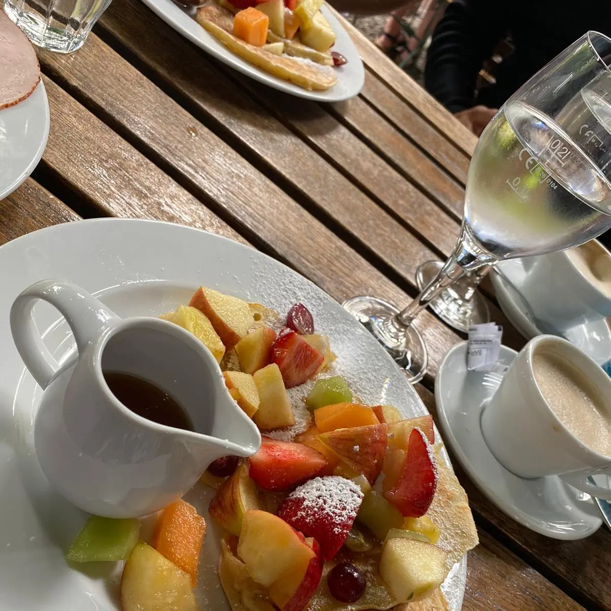 Pancakes Mit Obst