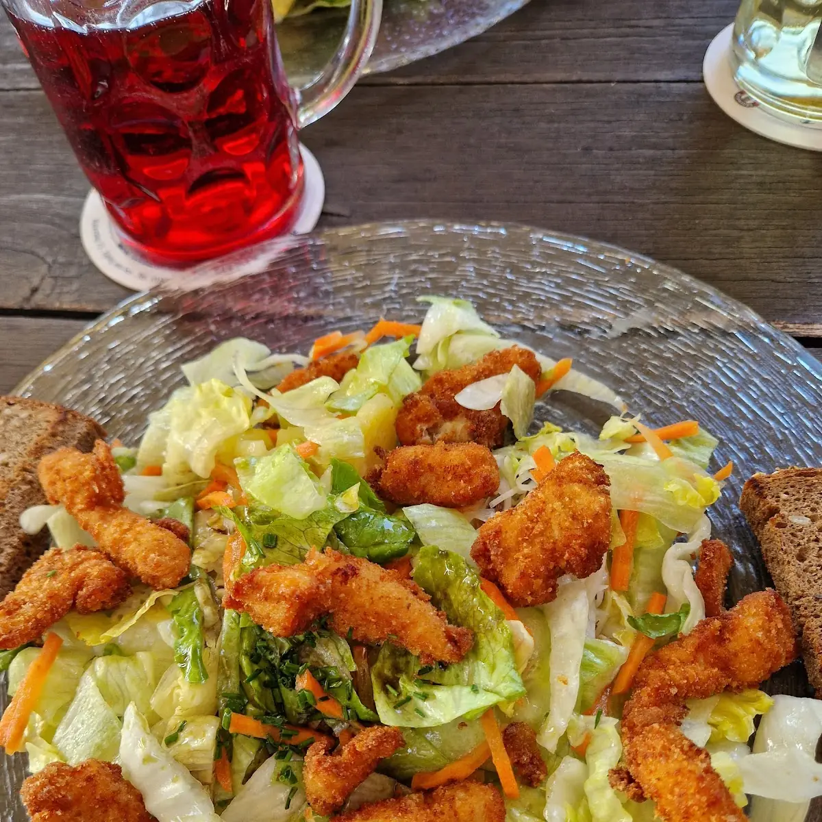 Backhähnchensalat