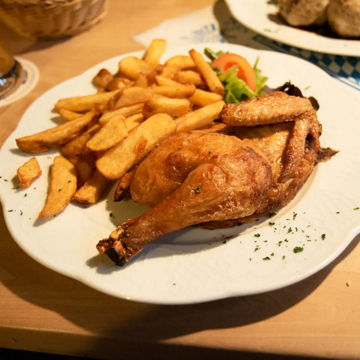 1 2 Brathähnchen