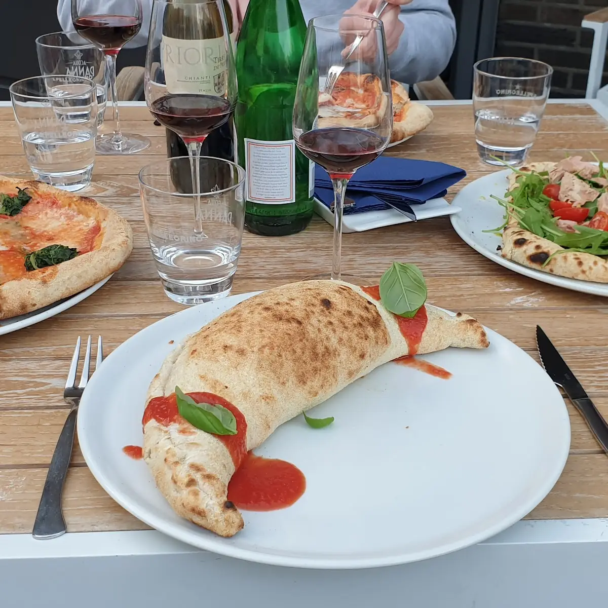 Calzone Mit Spanferkel