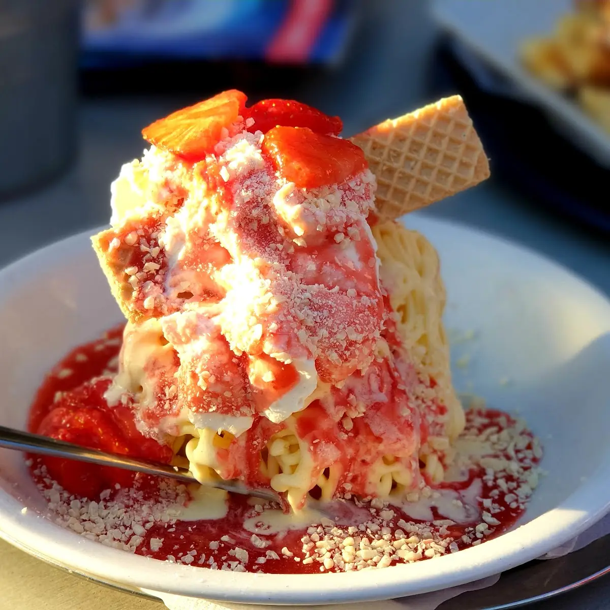 Spaghetti Eis