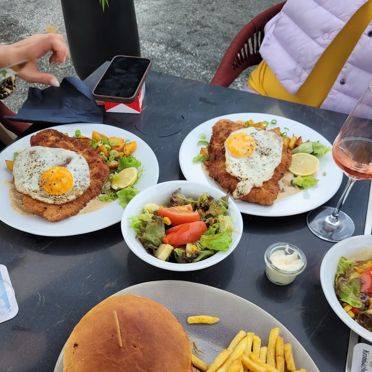 Jägerschnitzel Burger