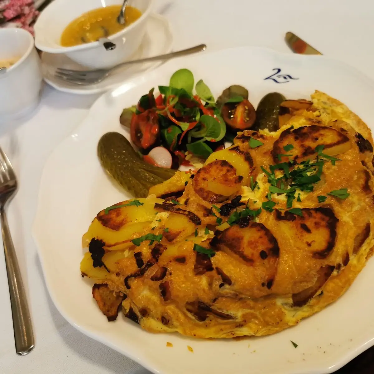 Bauernfrüstück, Gasthaus zum Weissen Schwan