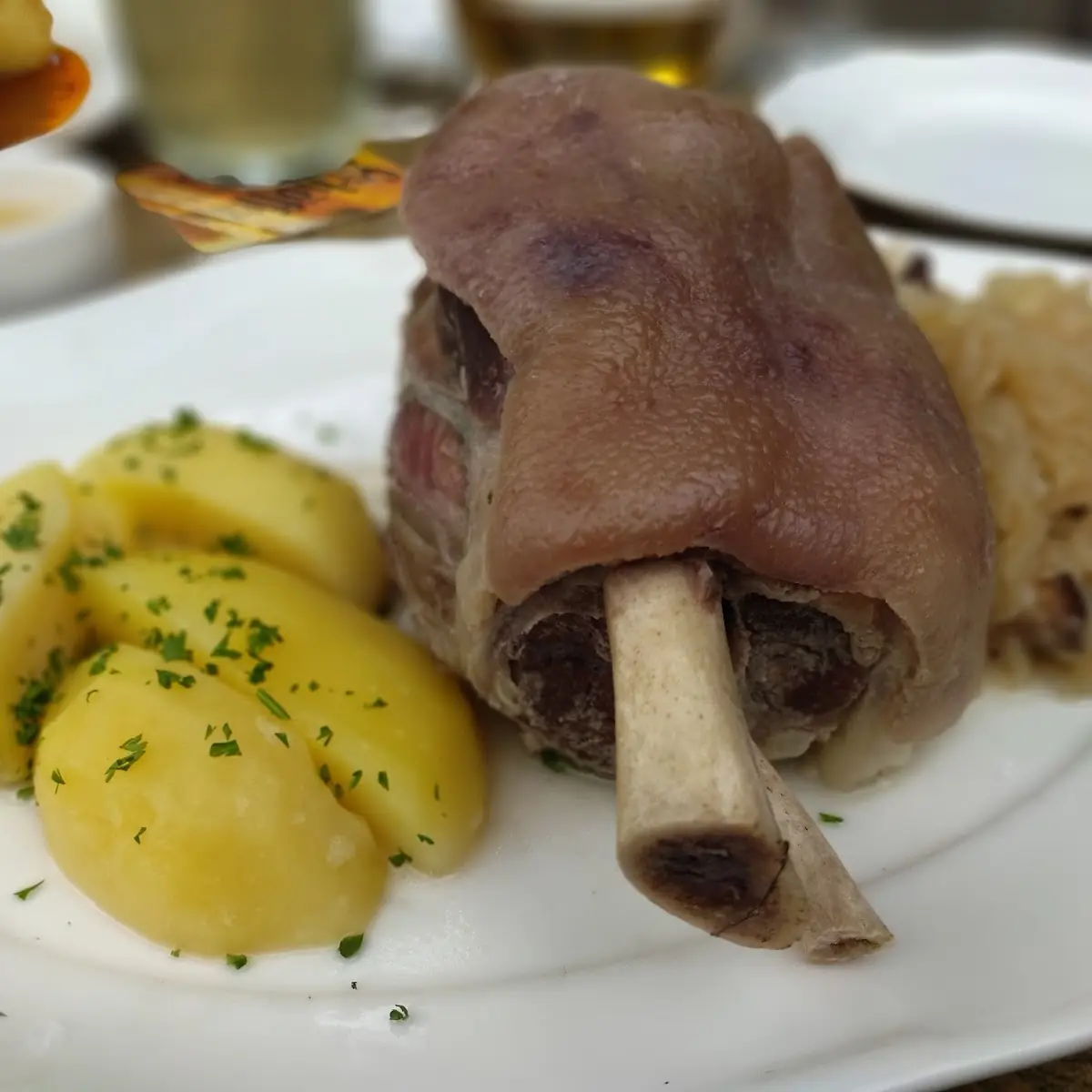 Eisbein, Gasthaus zum Weissen Schwan