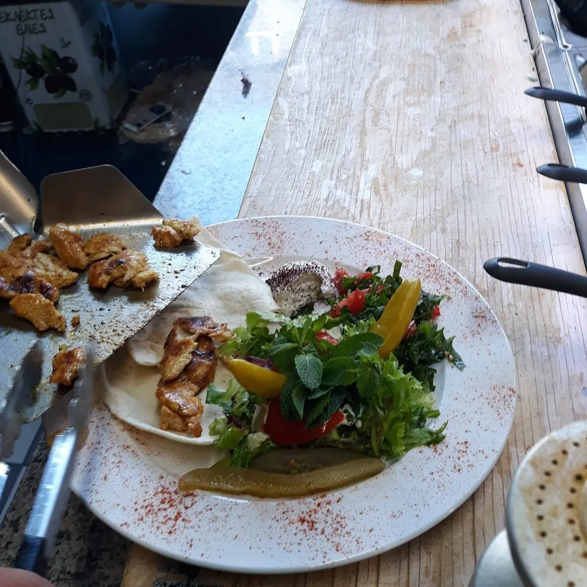 Hähnchenbrust Teller