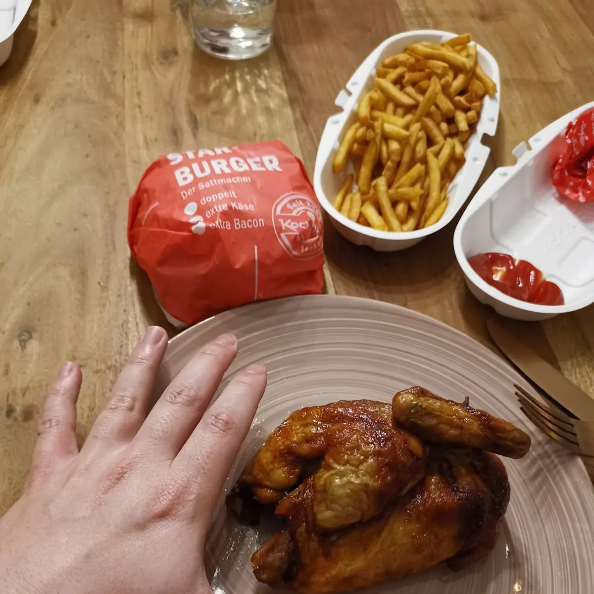 Halbes Hähnchen