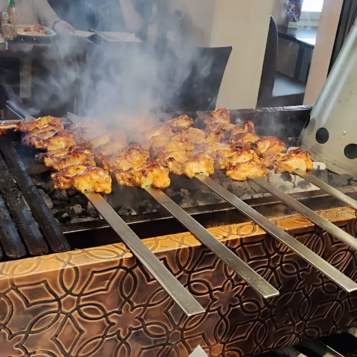 Hähnchen Spies, Global Grill