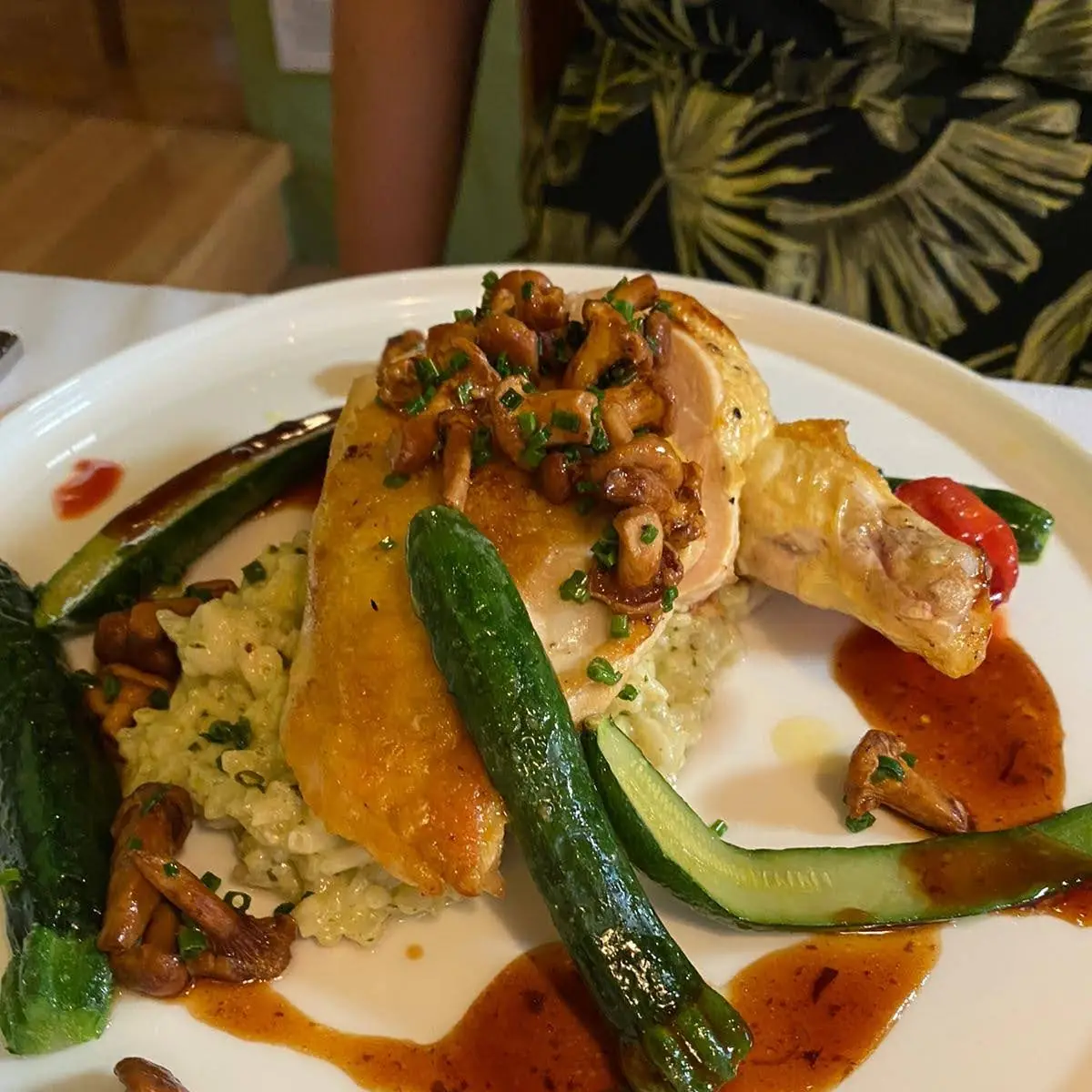 Maishähnchen Mit Gemüse