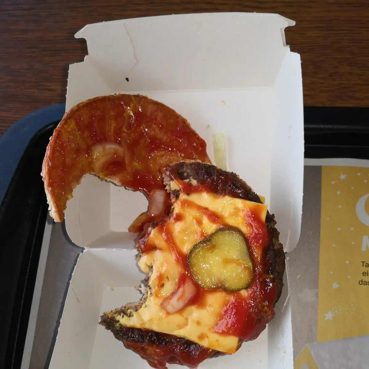 Ekliger Cheeseburger