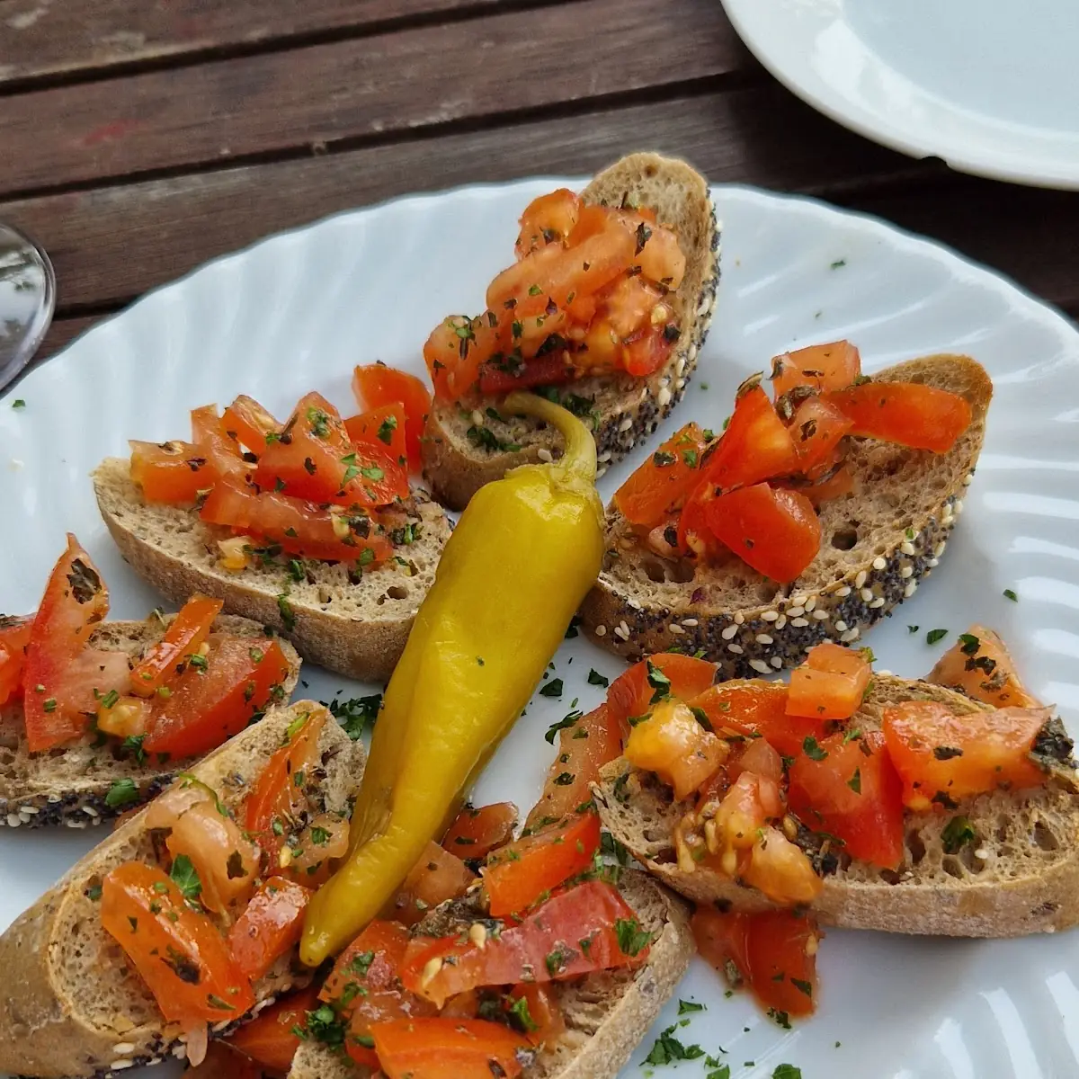 Bruschetta, Restaurant Na endlich