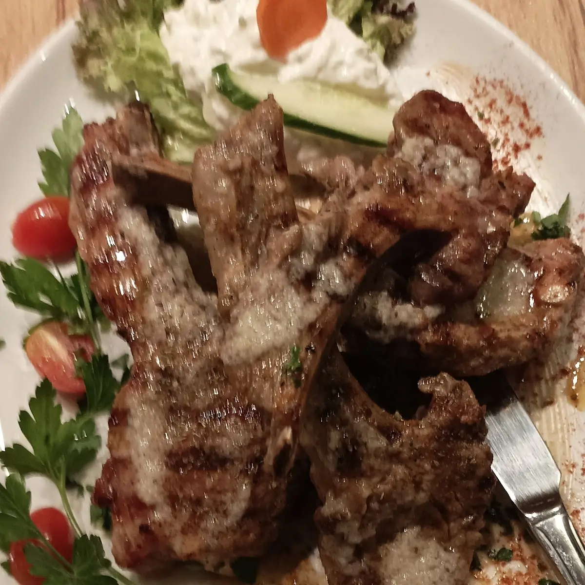 Lamm-grillteller