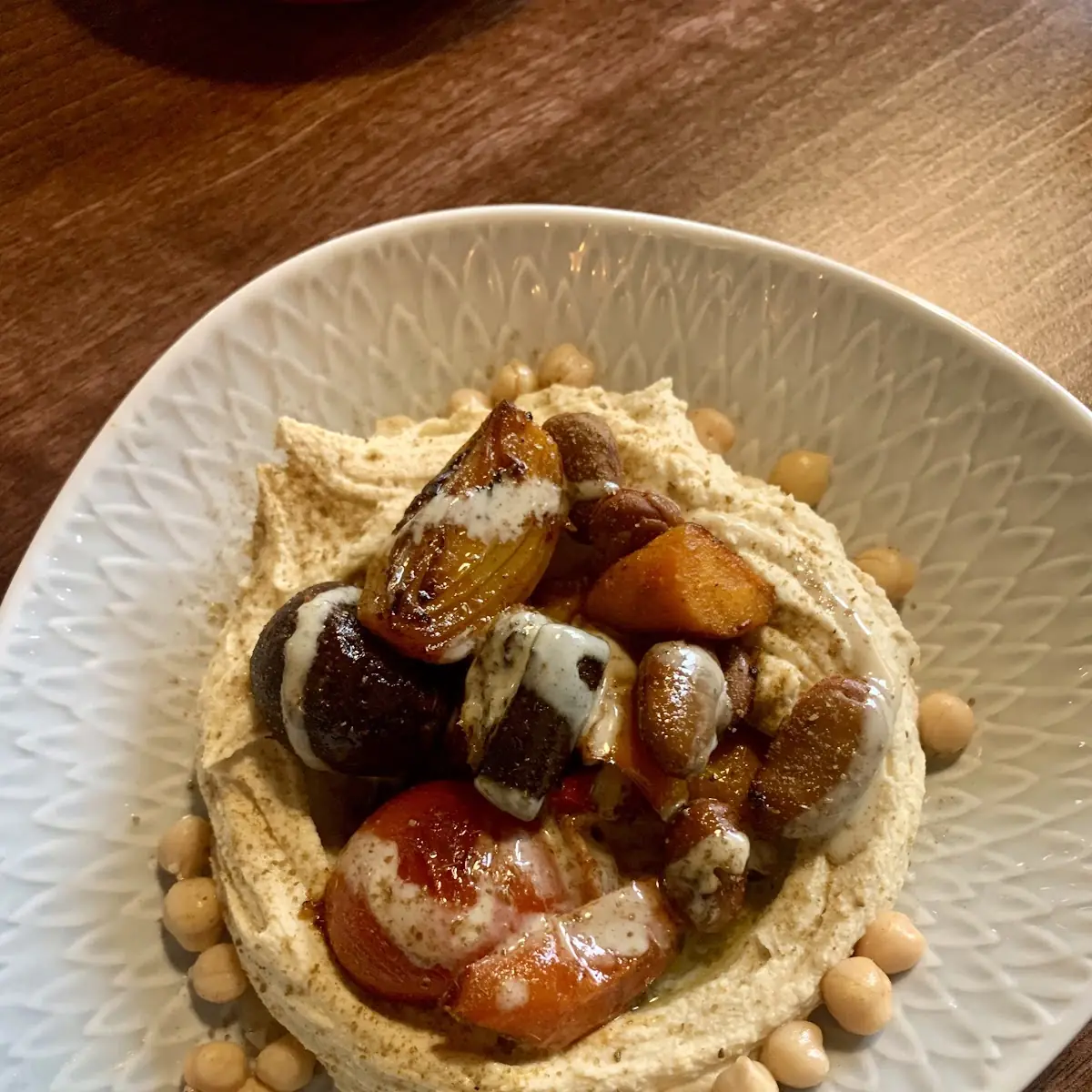 Hummus Mit Grillgemüse