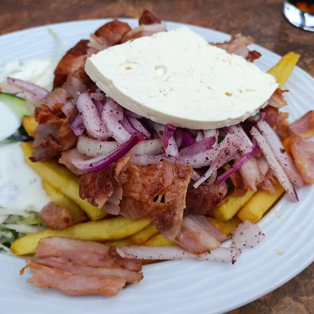 Döner Teller Mit Putenfleisch