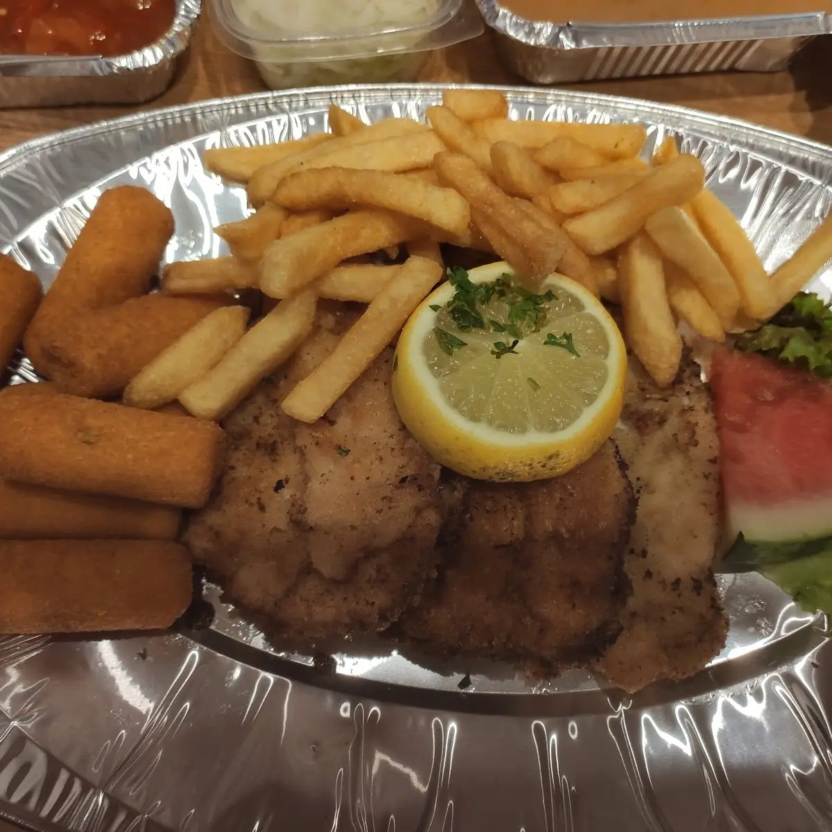 Schnitzelplatte