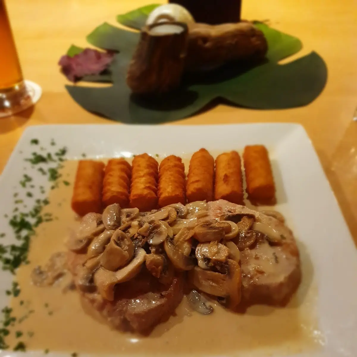 Champignonrahmschnitzel